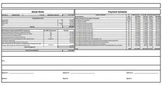 Century Midtown Costing Detaila